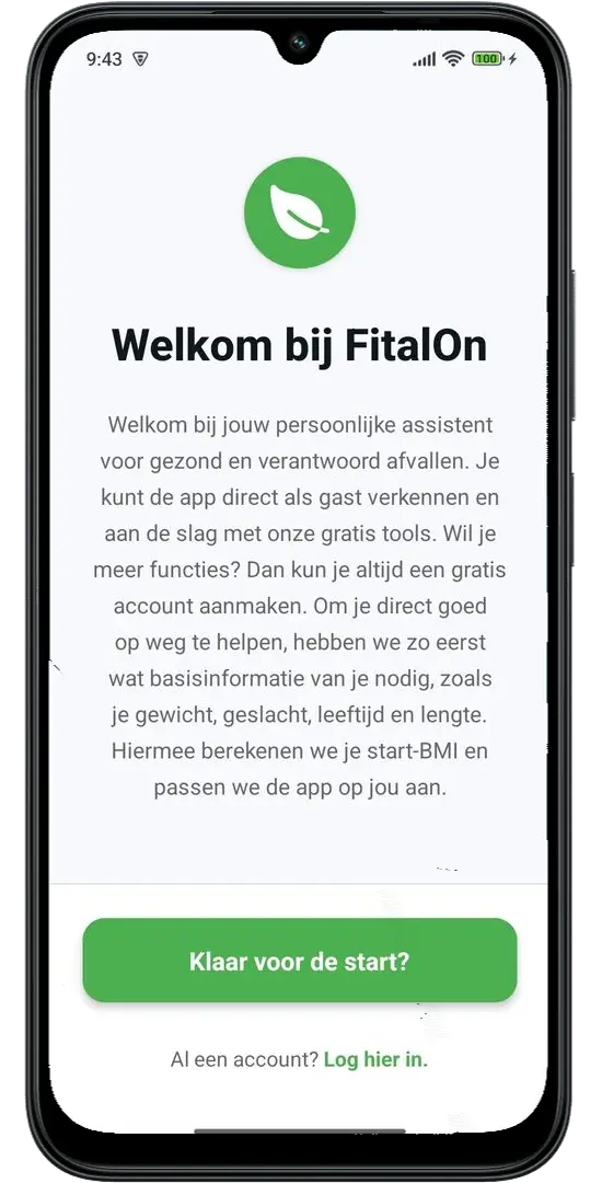 FitalOn Scherm 1