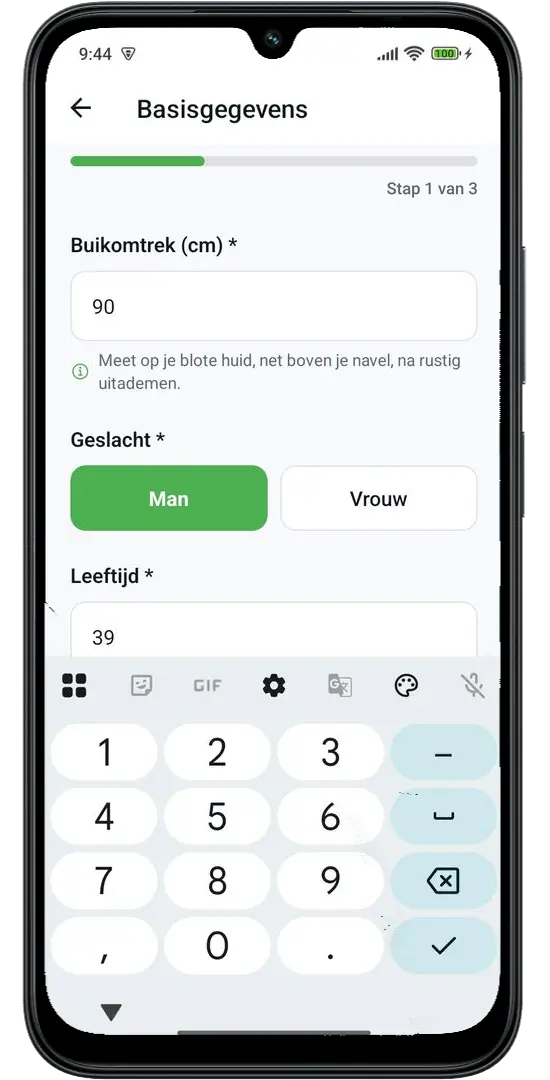 FitalOn Scherm 3
